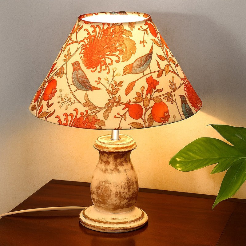 ShineLoom Chic Wooden Table Lamp - Multicolor