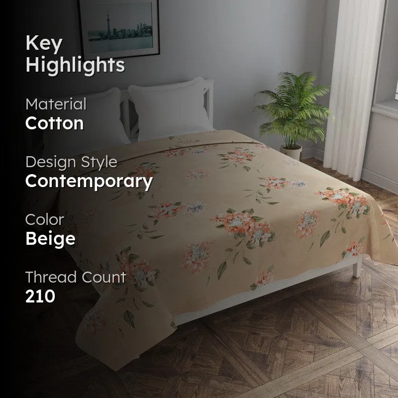 Soft Spring Bouquet Cotton Duvet Cover - 210 TC media 2