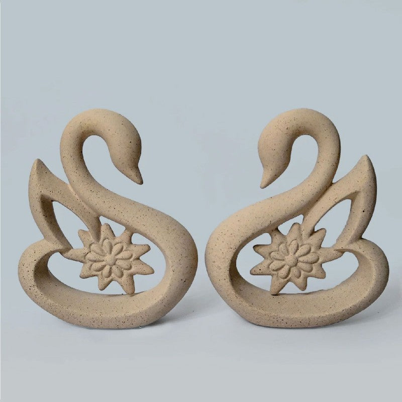 Eternal Love Swan Showpiece Set - Set Of Two media 3