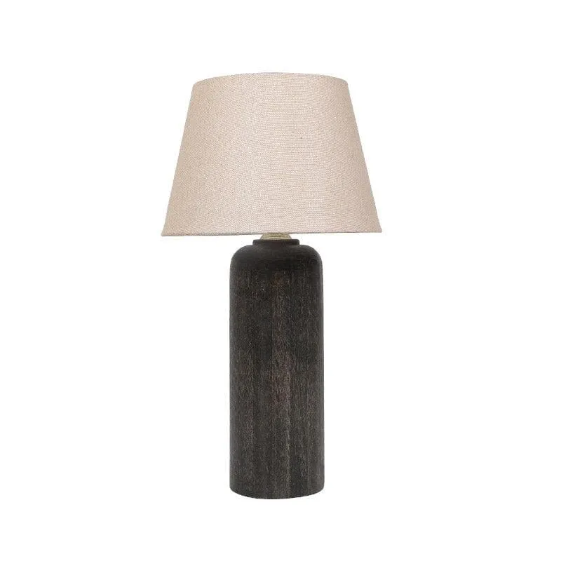 Mishuna Boon Fabric Table Lamp - Beige,Black media 4