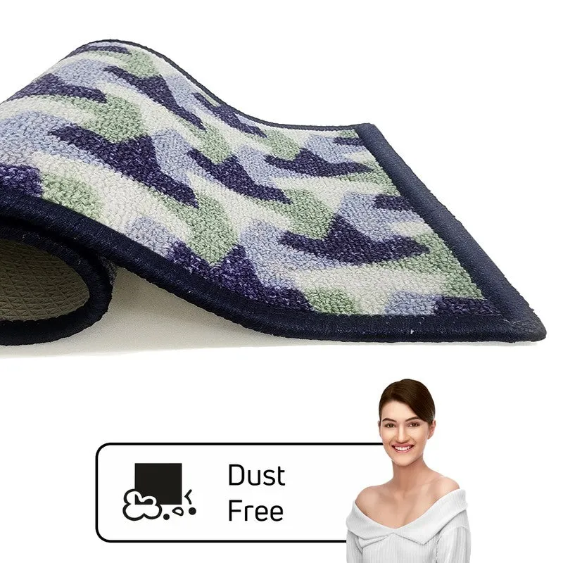 Niro Geometric Nylon Door Mats - Blue,Green media 5