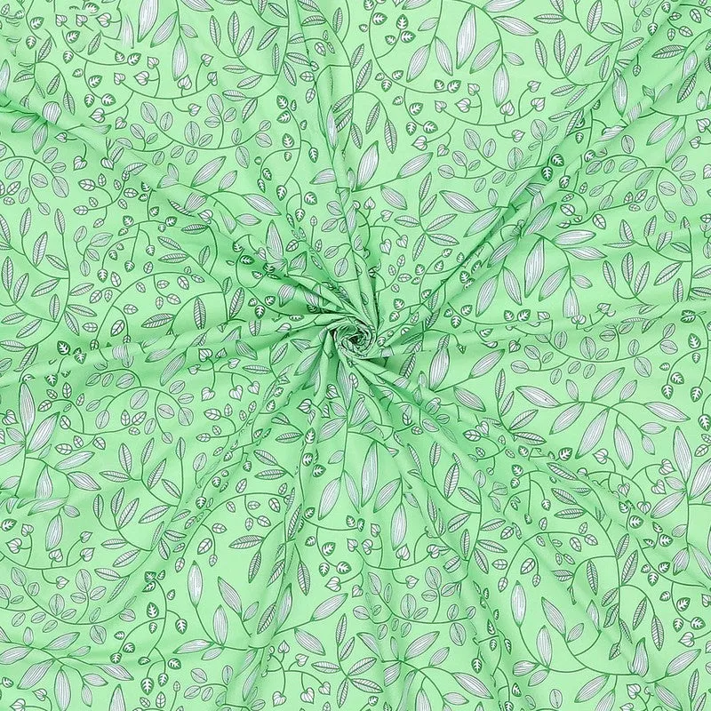 Monte Carlo Floria Luxe Cotton Bedheet (Green) - 104 TC media 9