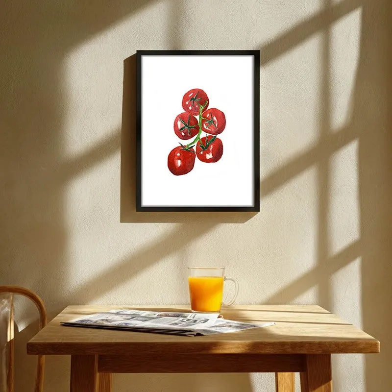 GlidedTomatino Archival Canvas Wall Art - Black media 1