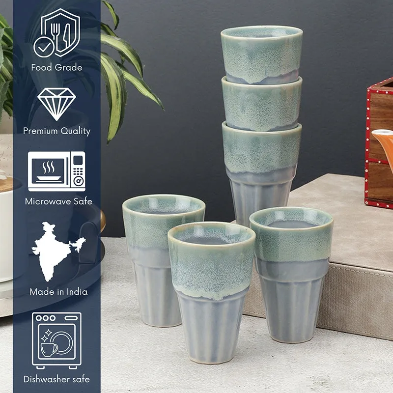 Petra Ceramic Kulhad - Set Of Six media 7