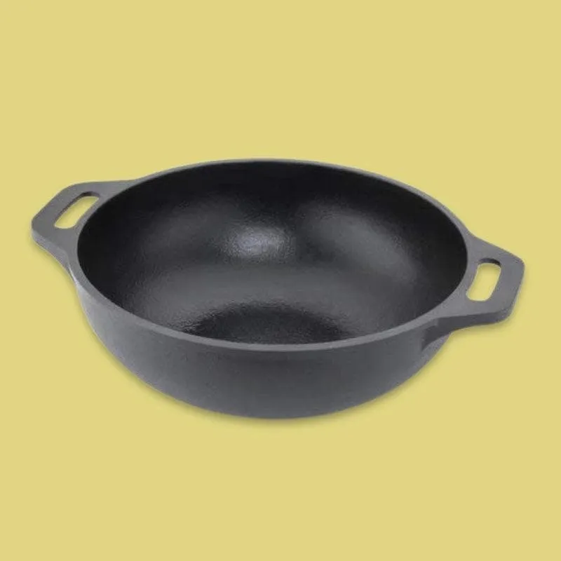 Sequoia Seasoned Cast Iron Kadhai - 1000 mL media 4