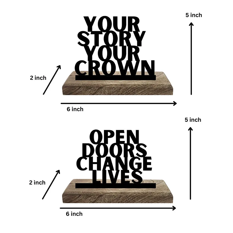 Your Story Showpiece - Set Of Two media 5