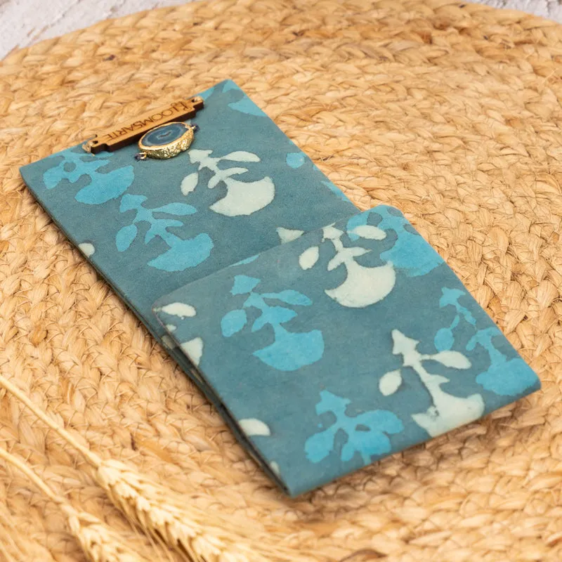 Dabu Blues Multiutility Fabric Pouch media 4
