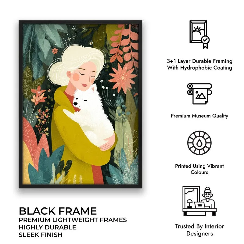 Elowyn Canvas Wall Painting With Black Frame media 7