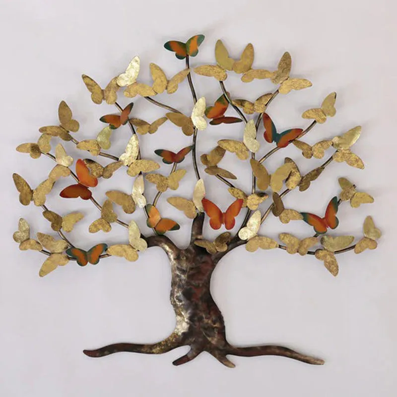 Butterfly Tree Iron Wall Accent media 4