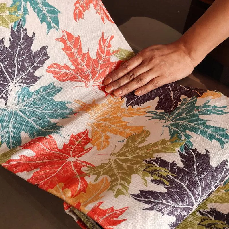 Autumn Lora Poly Canvas Table Runner media 3