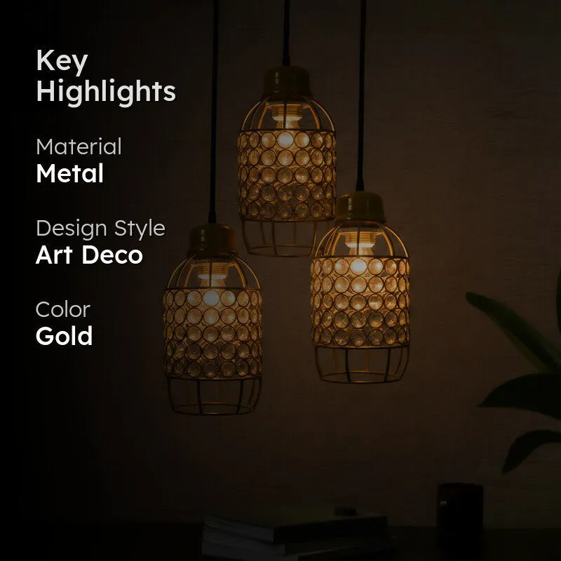 Celine Cluster Pendant Lamp - Gold media 2