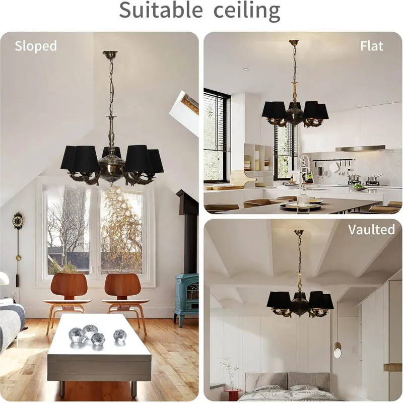 Corvo Conical Golden Antique Ceiling Lamp media 5