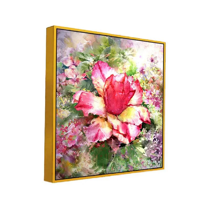 Graceful Blooms Floral Wall Painting media 3