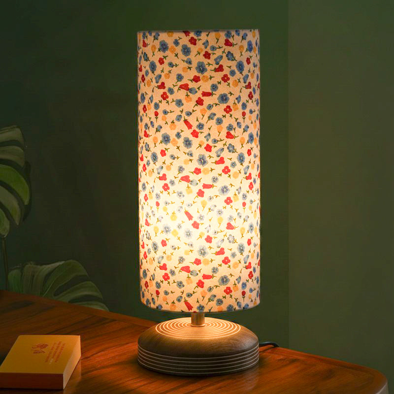 Savera Terrazzo Fabric Table Lamp - Multicolor