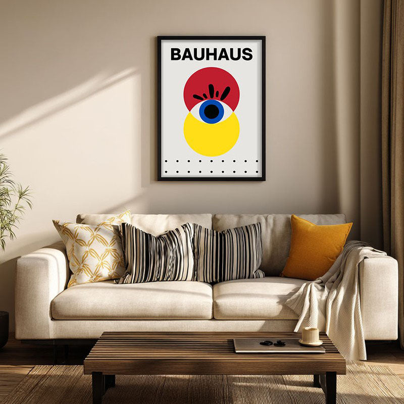 The Eye Archival Canvas Wall Art - Black Frame