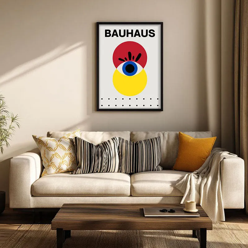 The Eye Archival Canvas Wall Art - Black Frame media 1