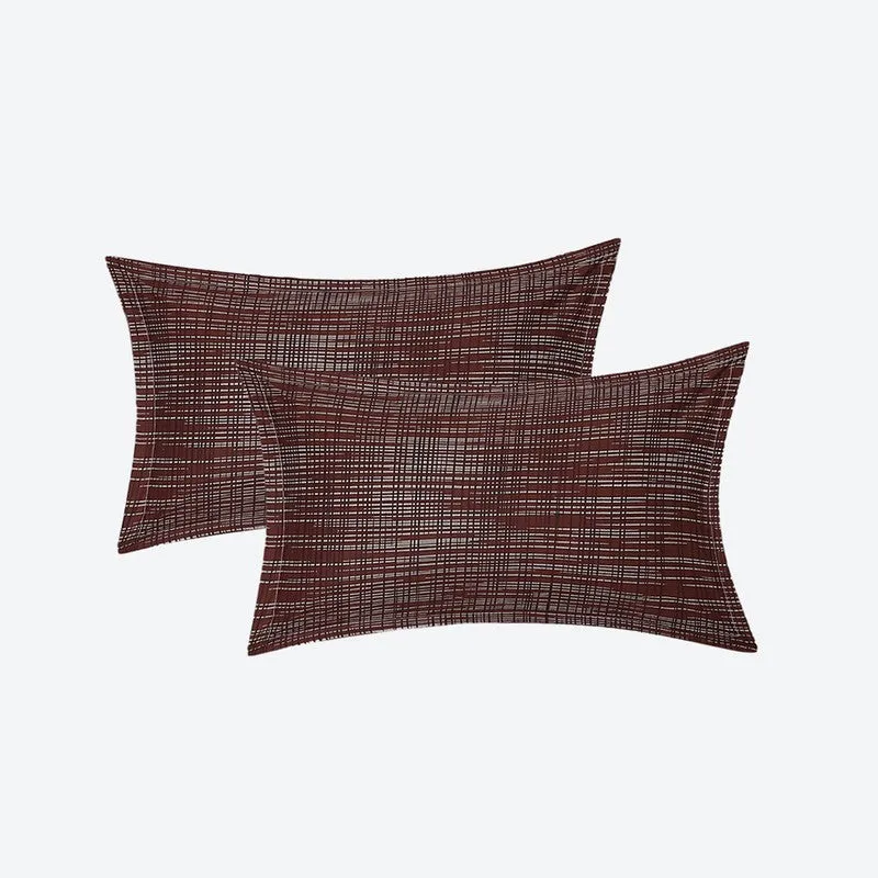 Monte Carlo Flora Form Cotton Bedsheet (White,Brown) - 104 TC media 9