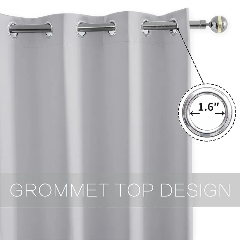 Vienna Pleated Curtain Valance (Silver) - Set Of Two media 3