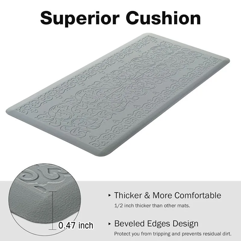 Silk Step Anti Skid Bath Mat - Grey media 8