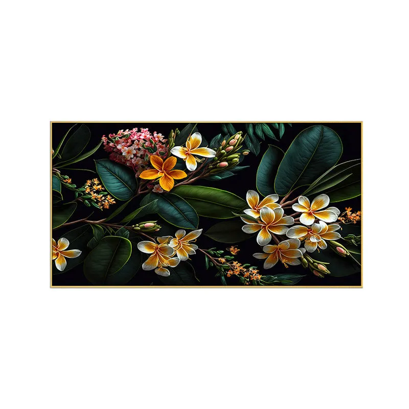 Alsonia Jungle Floral Canvas Wall Painting media 3