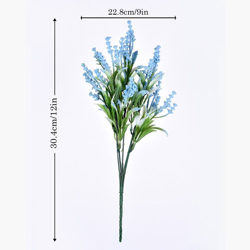 Everbloom Petals (Blue) Elegant Faux Flowers - Set Of Two media 7
