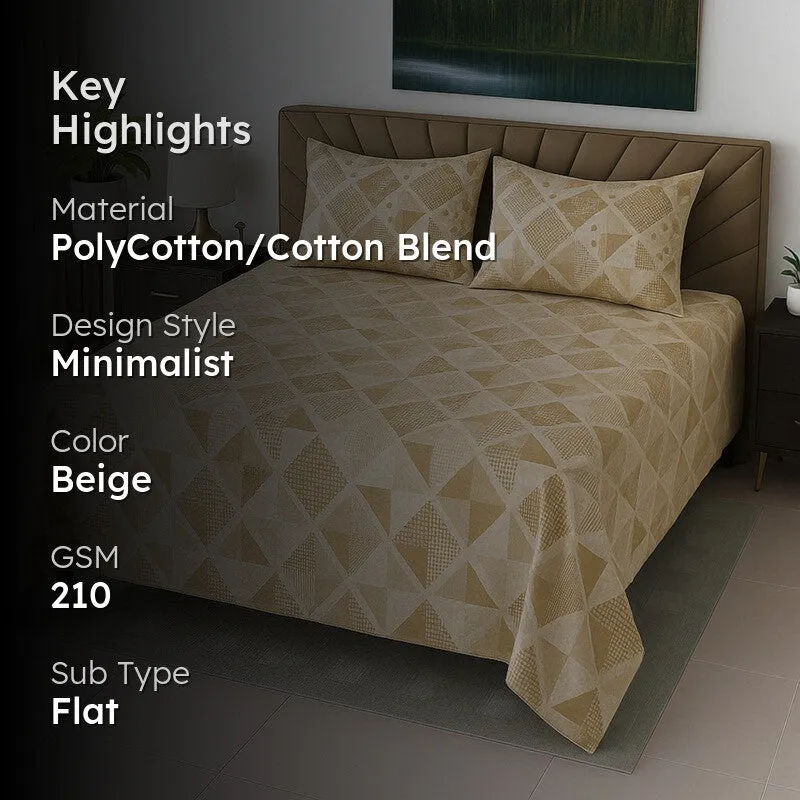 Symetra Bedsheet - 210 TC media 2