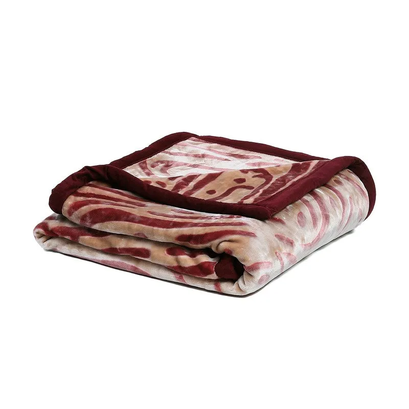 Monte Carlo Crimson Waves Blanket (Red)- 600 GSM media 6