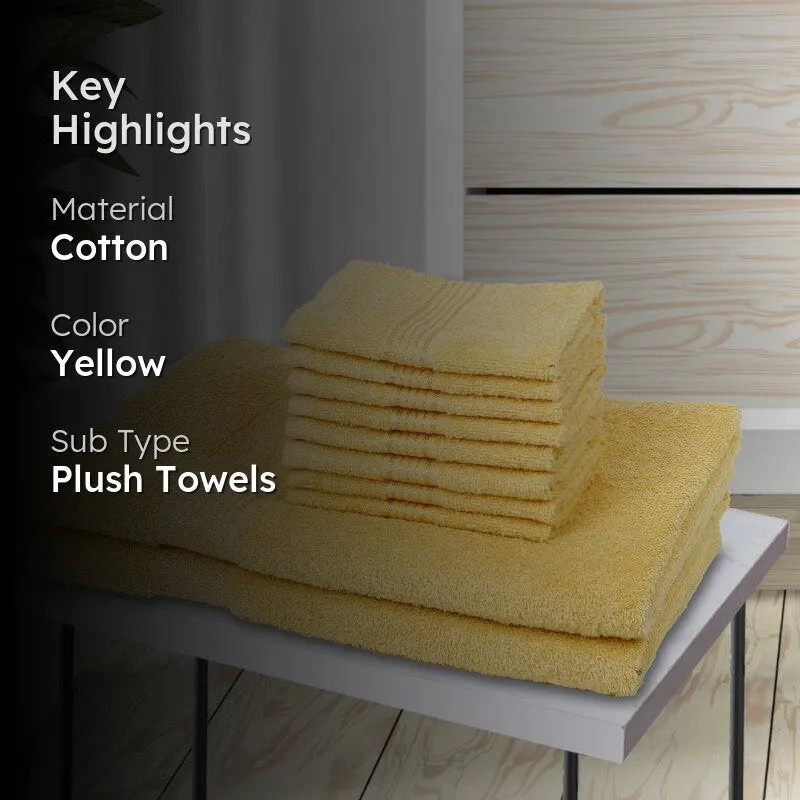Bodil Towel Combo (Yellow) - Set Of Ten media 2