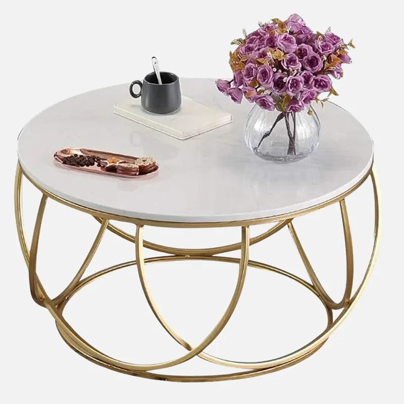 Mirage Orb Accent Table with Marble Top media 3