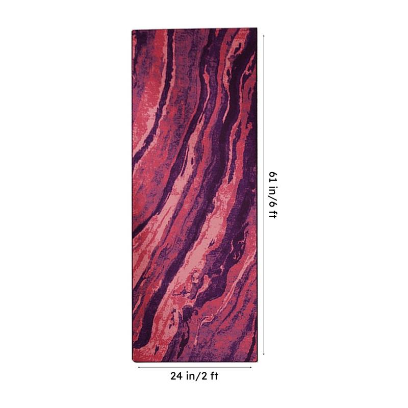 Brenna Abstract Micro Fiber Runner Rug - Purple media 8