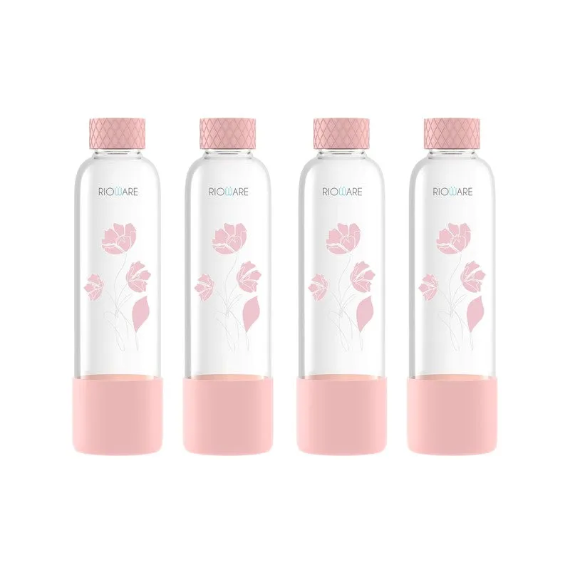 Rioware AquaEase Drinking Bottle (Pink, 750 mL Each) - Set Of Four media 4