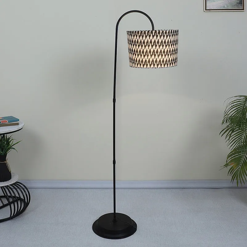 Chevronic Printed Arched Floor Lamp media 2