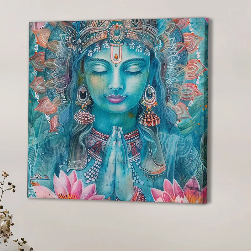 Azure Prayers Wall Art media 4