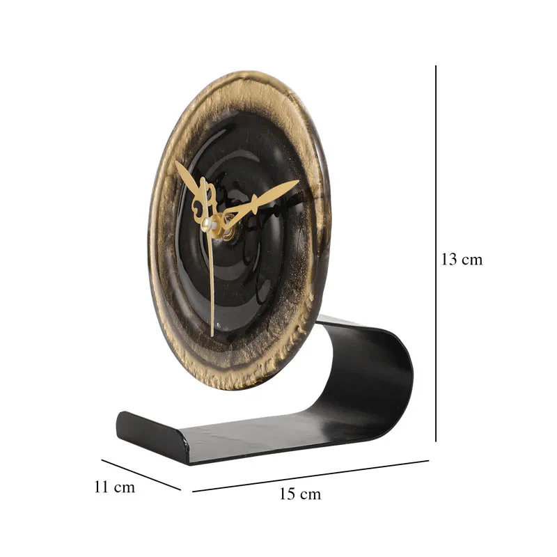 Monarchal Embossed Table Clock media 4