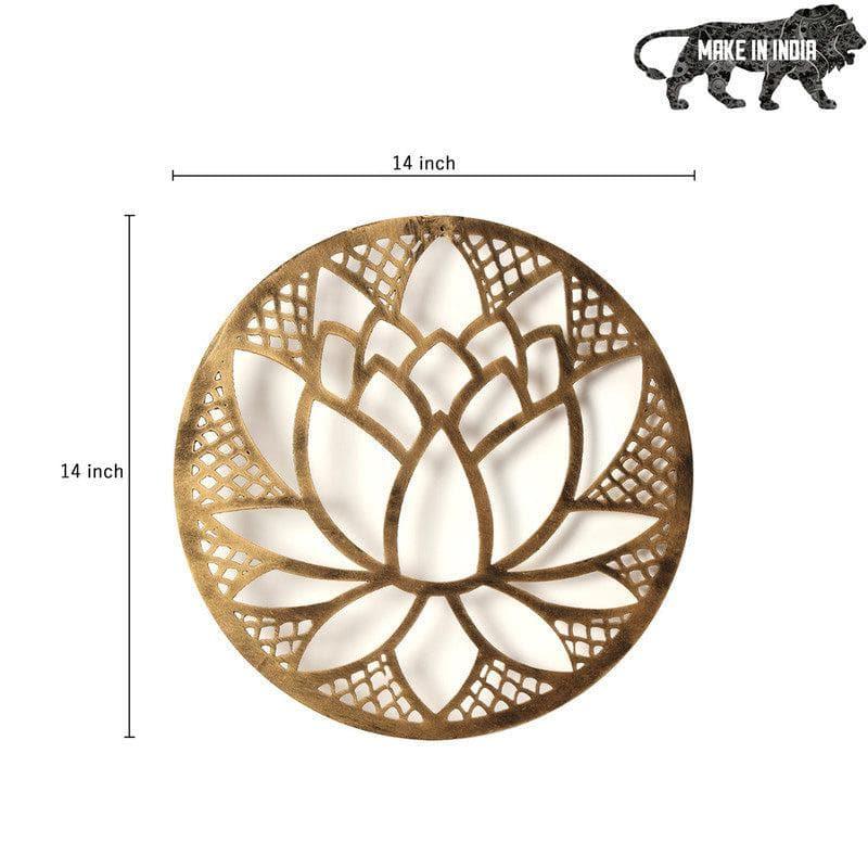 Golden Lotus Metal Wall Accent media 6