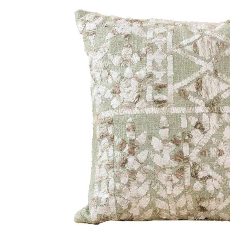 Zigzag Wave Cotton Slub Cushion media 4