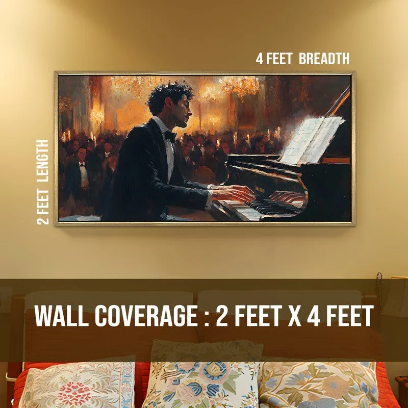 Soundscape Canvas Wall Painting With Frame media 8