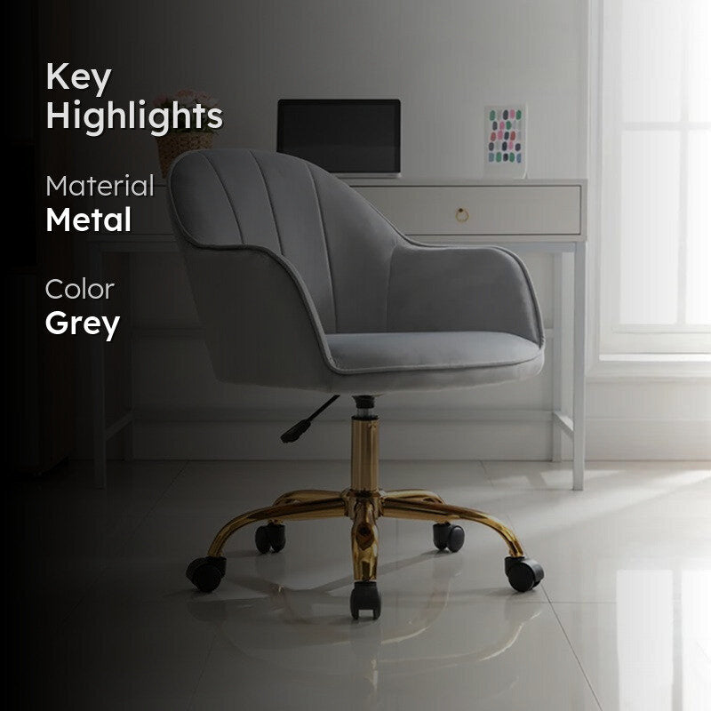 Chairon Metal Office Chair  -  Grey media 2