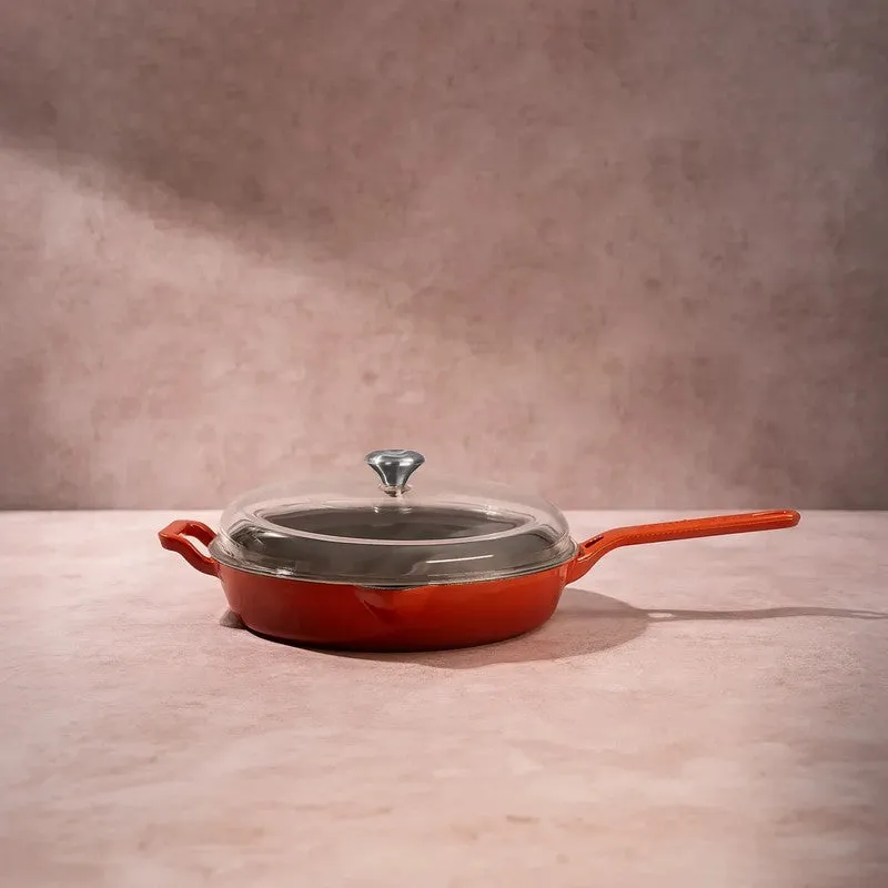 Cumin Co Enamel Cast Iron Frying Pan (1900 mL) - Rust media 3