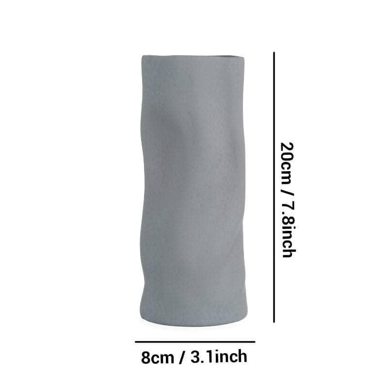 Flowy Fara Vase - Grey media 5