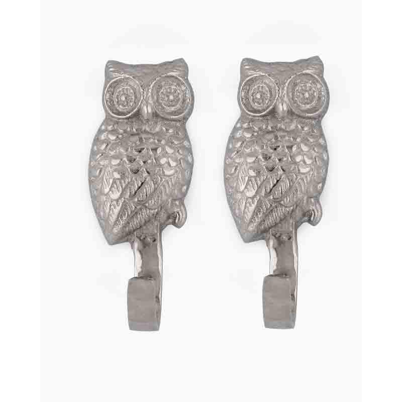 Wise Owls Wall Hook - Set Of Two media 3