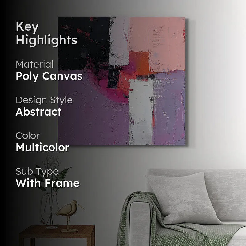 Pastel Playful Abstract Wall Painting media 2
