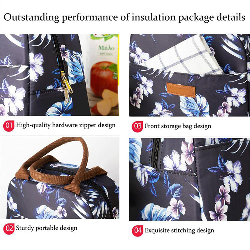 Bloom Bento Nylon Lunch Bag media 5