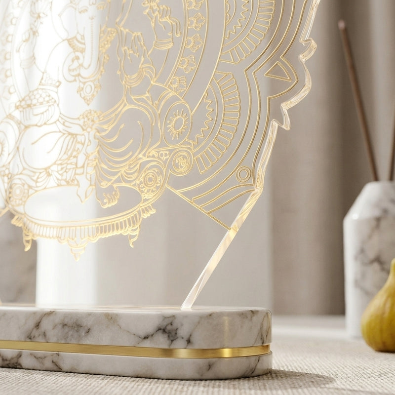 Morya Acrylic Table Lamp - Transparent media 4