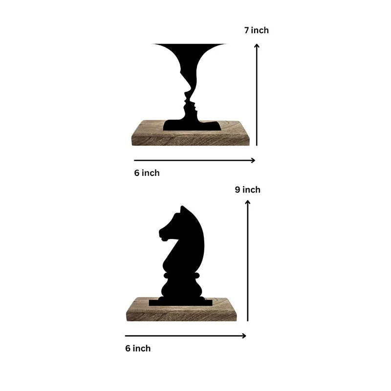 Knight's Mirage Showpiece - Set Of Two media 7