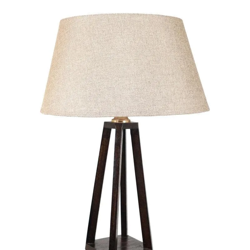 Seasa Wistera Floor Lamp With Shelf - Soft Beige media 5