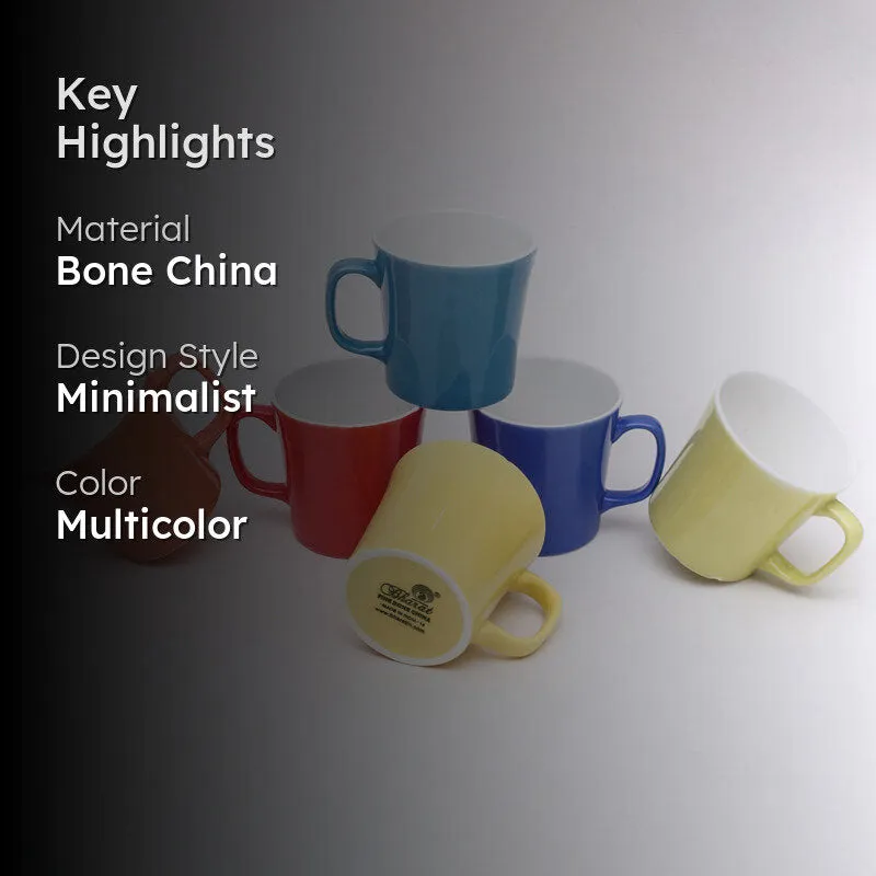 Yuma Bone China Tea Cup (175 mL Each) - Set of Six media 2