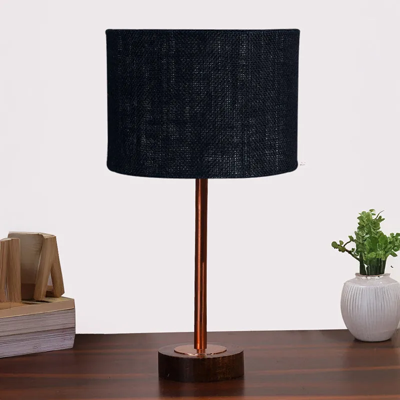 Sienna I Rodin Wooden Table Lamp - Black,Copper,Brown media 3