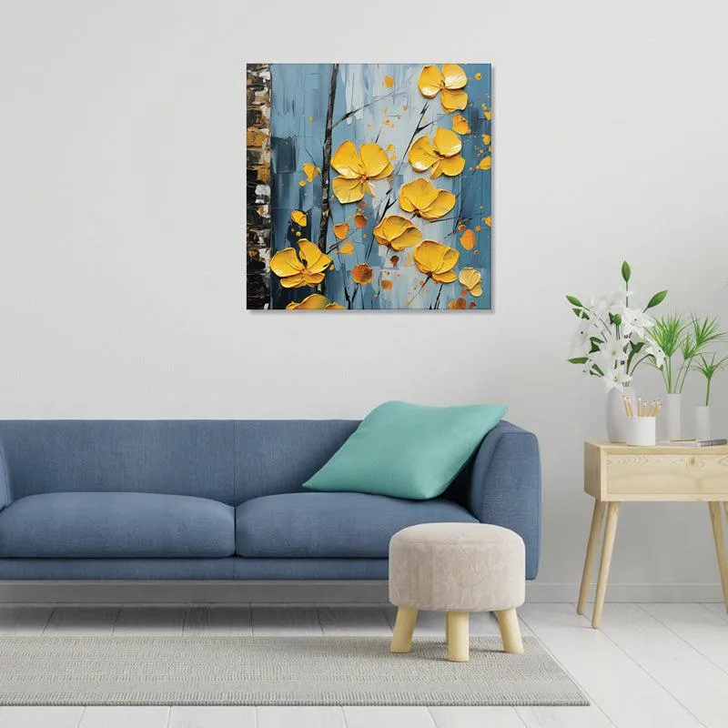 Yellow Yale Canvas Wall Art media 3