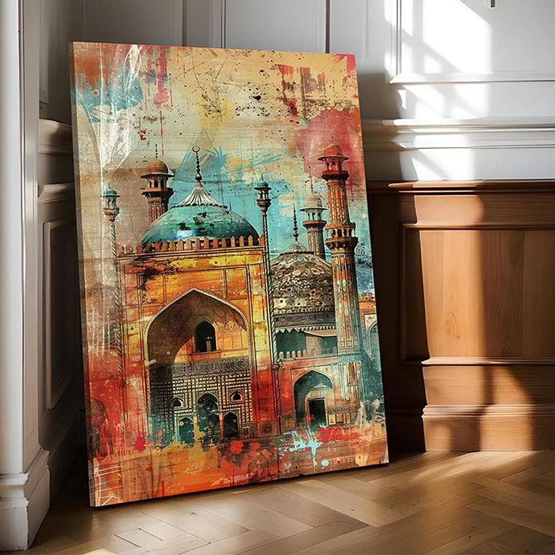 Mehal-E-Rang Canvas Traditional Wall Art media 3